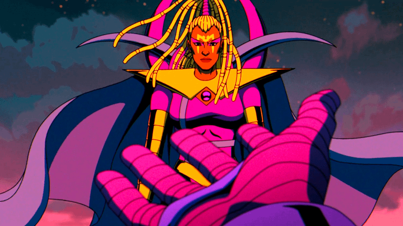 Apocalypse reaching for Candra in 'X-Men '97' Season 2.