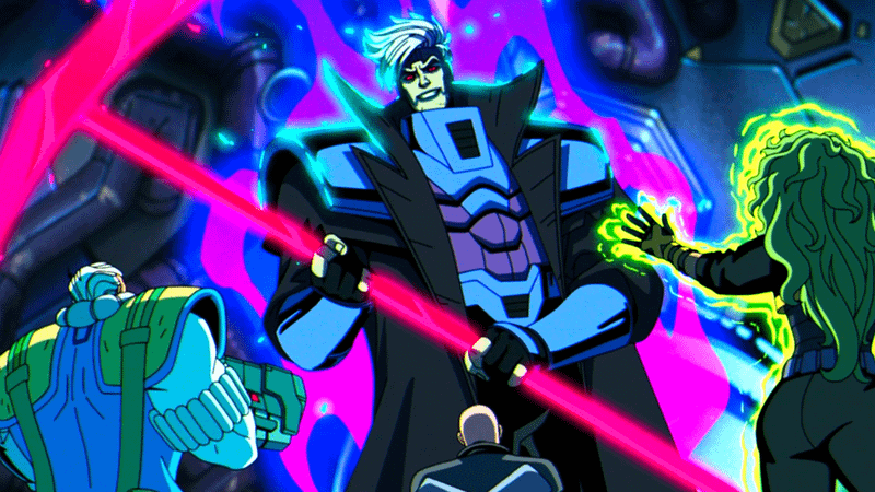 Gambit as a villain in X-Men '97 Season 2.