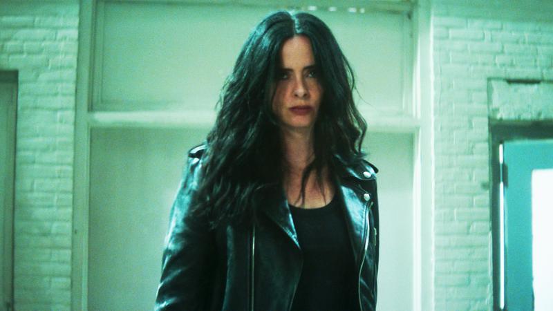 Krysten Ritter as Jessica Jones.