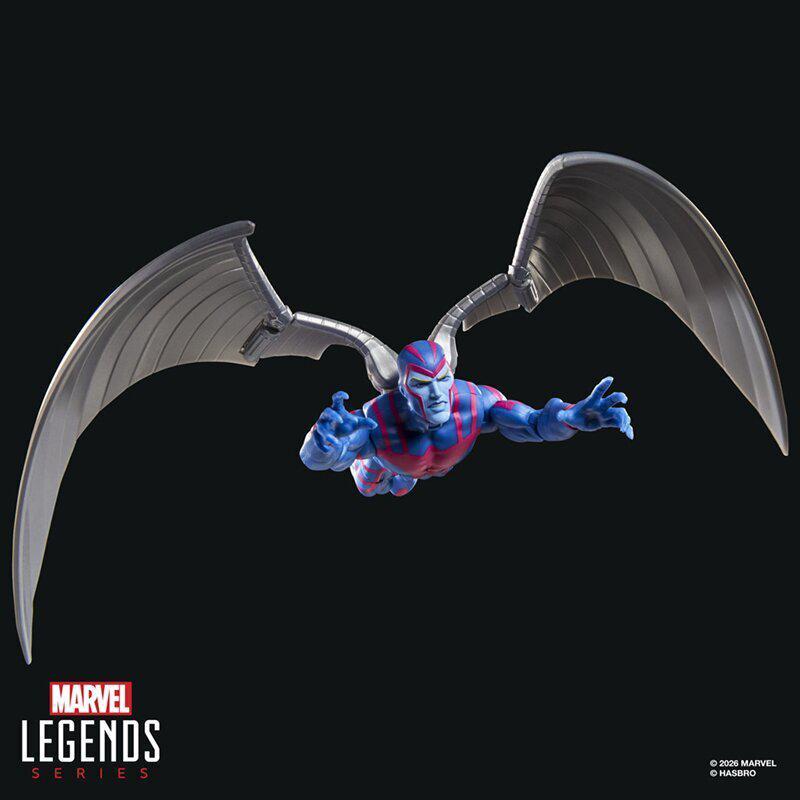 Archangel posed like he is flying.