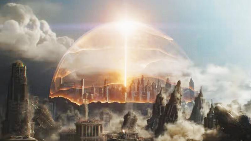 Argo Destruction in Supergirl movie.