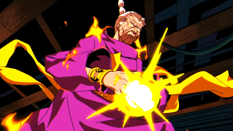 Mother Askani using her powers.