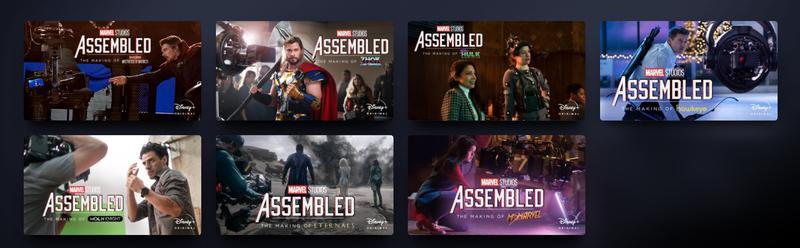 Disney+ Removes Marvel Studios Assembled Episodes from Service