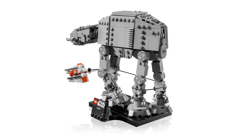 A back-view of the new LEGO AT-AT set