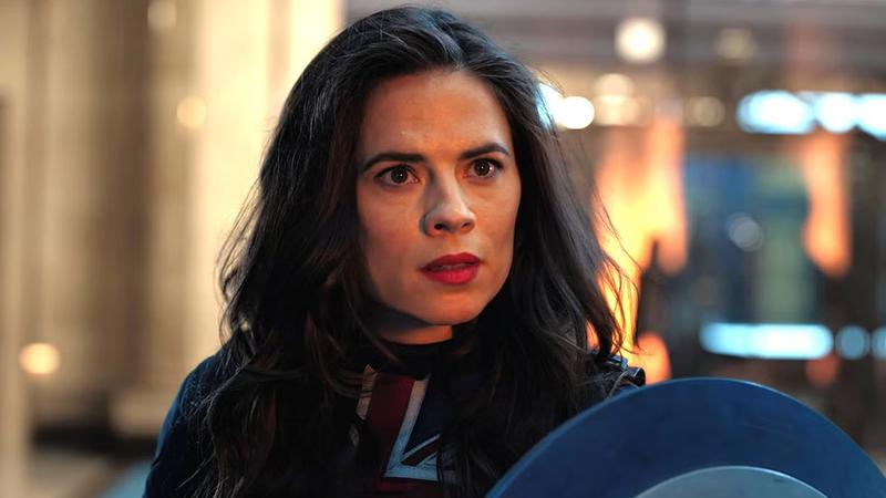 Hayley Atwell as Captain Carter in Doctor Strange 2.