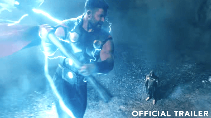 Thor ready to strike Doom in the Doomsday Official Trailer.