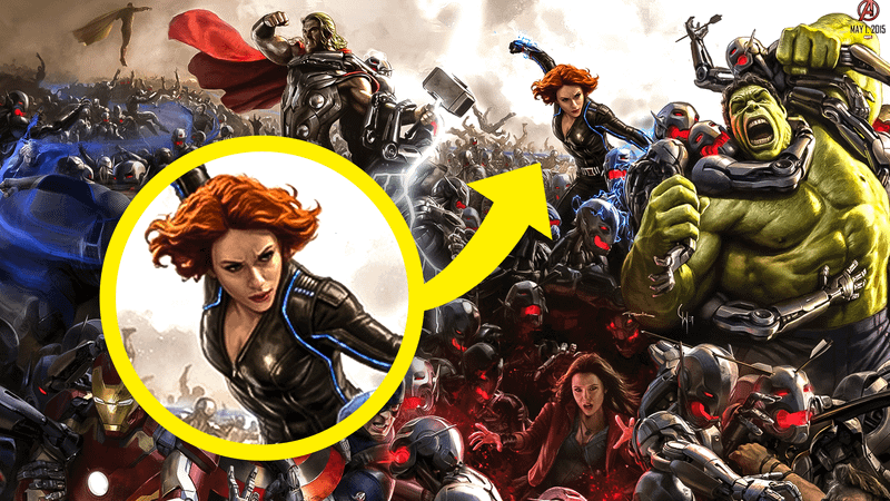 Scarlett Johansson's Natasha Romanoff.