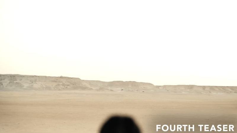 The vast desert with Shuri's head.