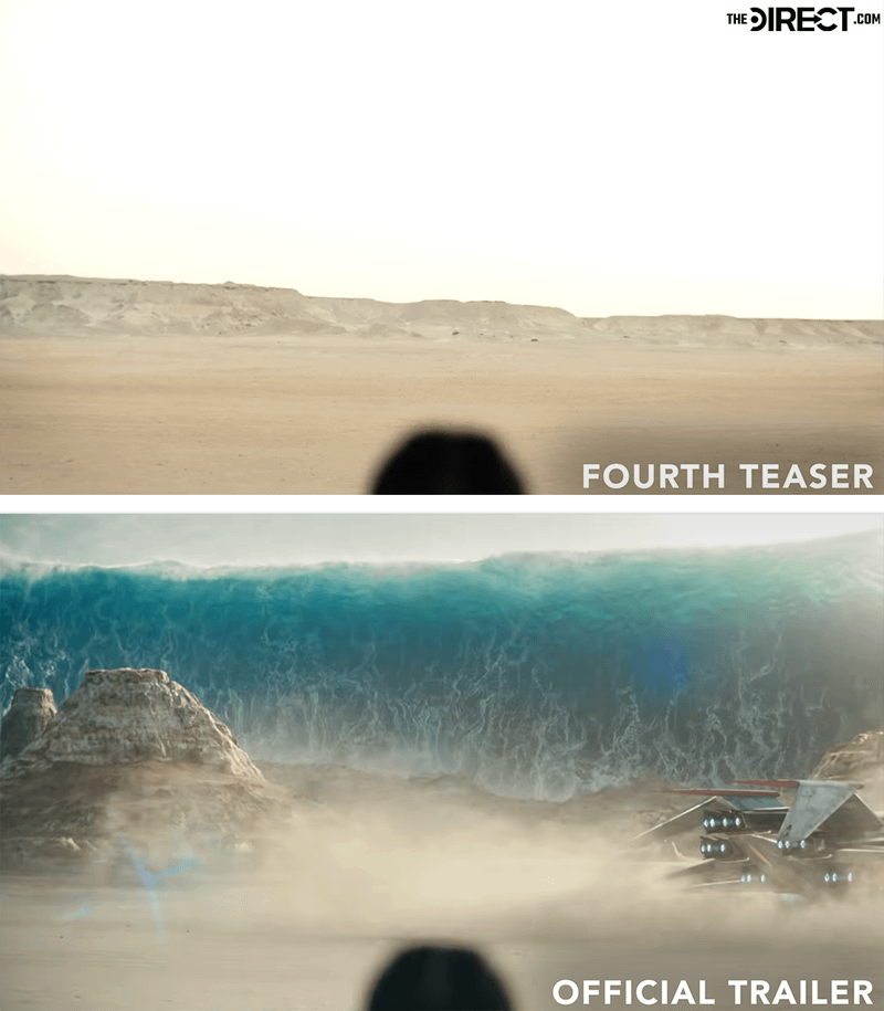 A major difference between the desert moments in Doomsday.
