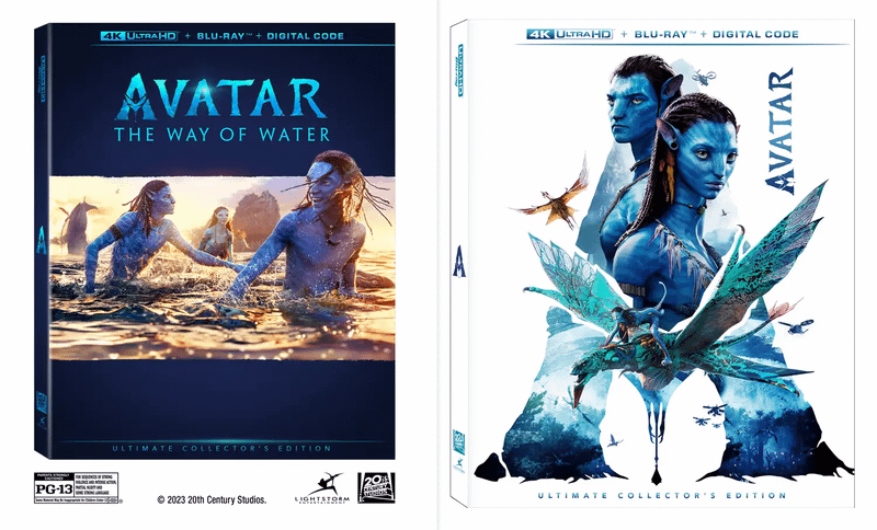 Avatar: The Way of Water Blu-ray, Avatar 4K Ultra-HD