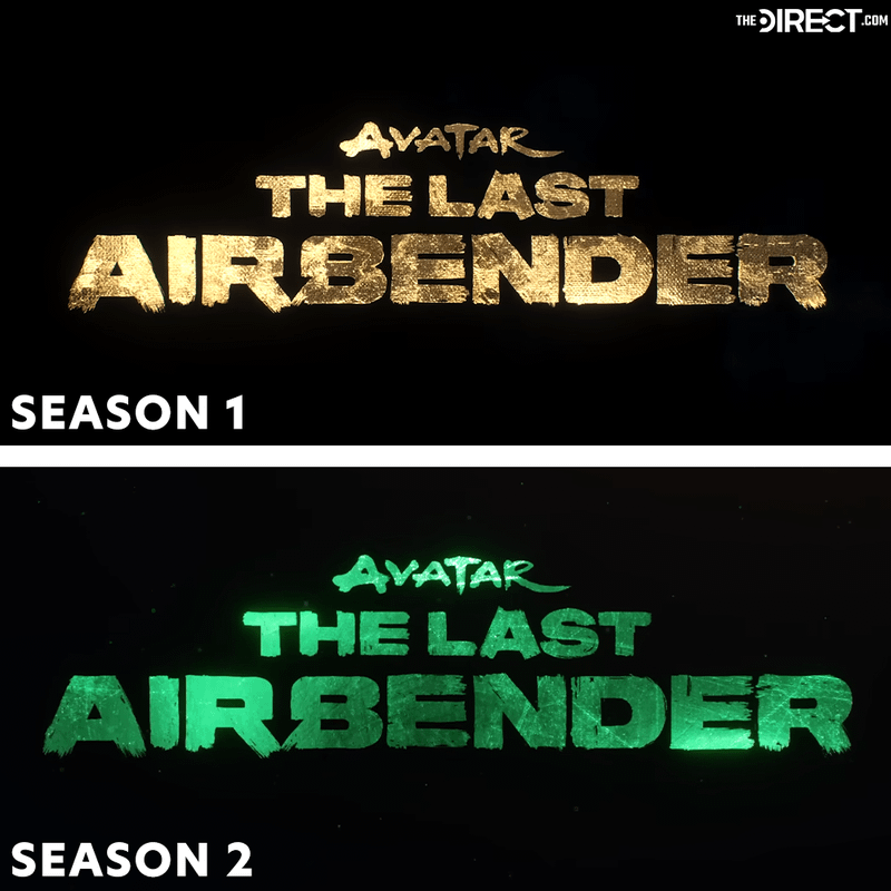 Avatar: The Last Airbender logo comparison picture. 