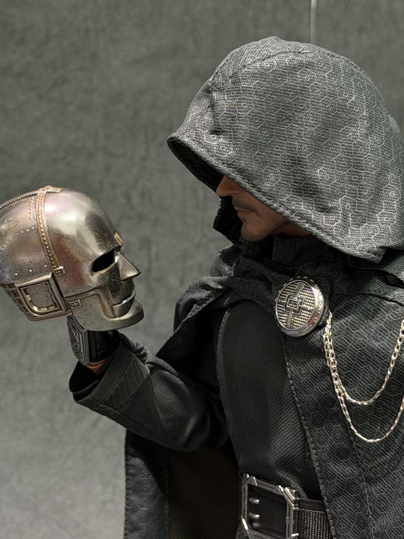Doctor Doom holding his mask in Avengers: Doomsday.