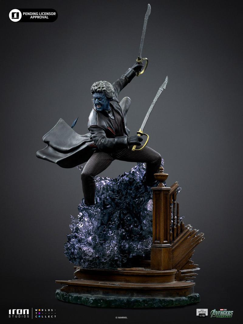 Nightcrawler holding swords in Avengers: Doomsday.