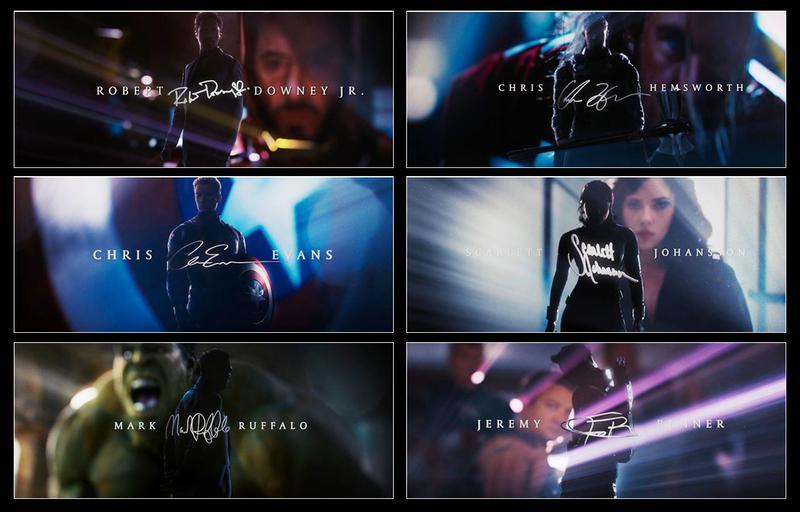 Avengers Endgame, Mid Credits, Original Avengers Signatures