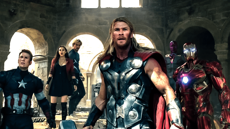 The Avengers in Avengers: Age of Ultron.