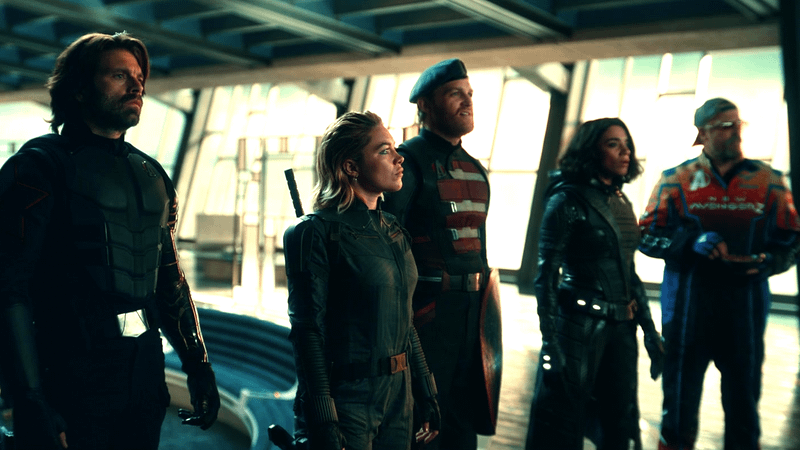 The New Avengers in Thunderbolts* post-credits scene.