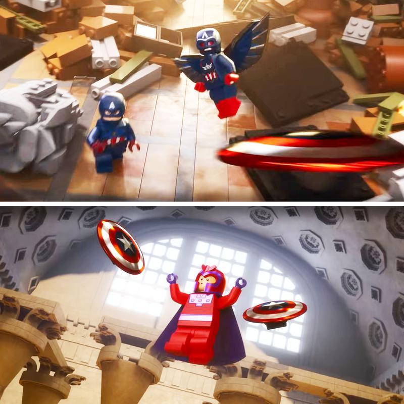 Captain America vs Magneto, LEGO Marvel Avengers Strange Tails