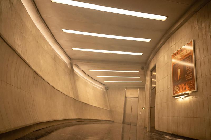 TVA hallway in Loki.
