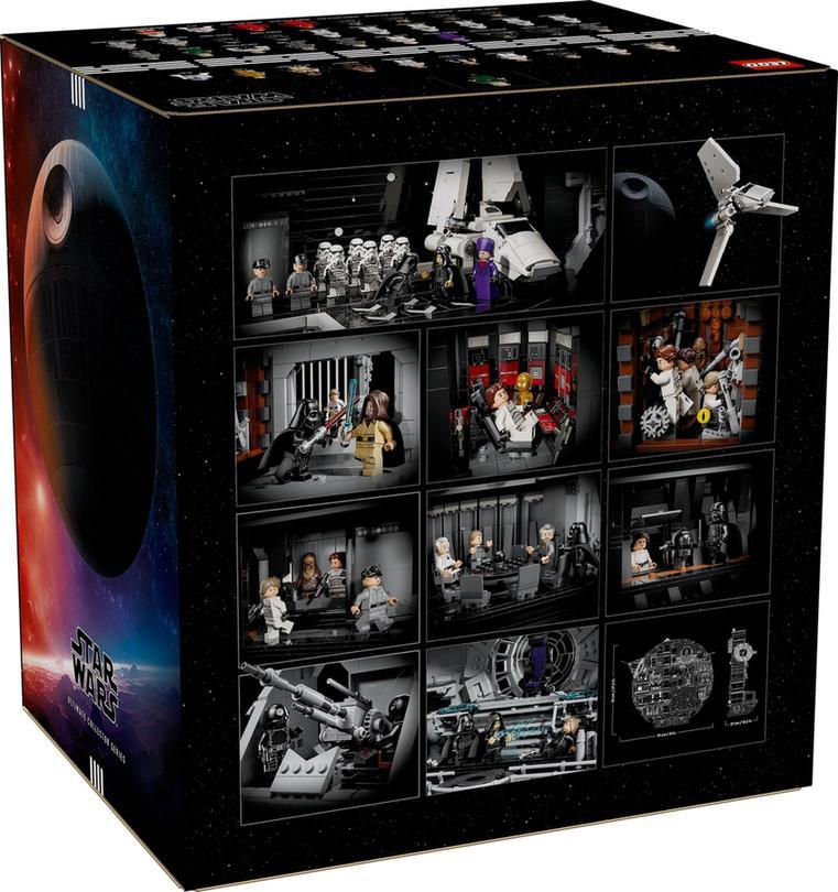 The back of the new LEGO Death Star box