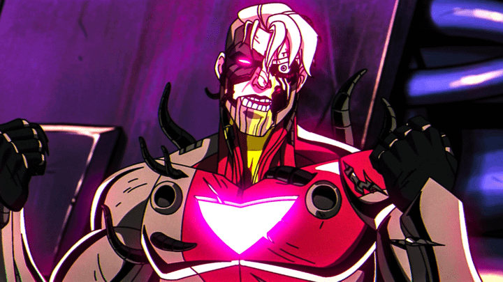 Bastion with part of his face missing in X-Men '97 Season 1.
