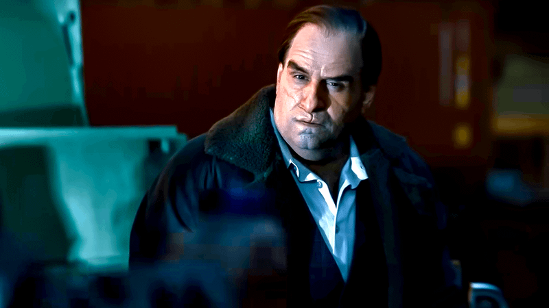 Oz Cobb convinces other crime gangs in Gotham to unite in a scene from The Penguin.