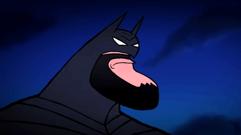 Batman with a beard in Bat-Fam