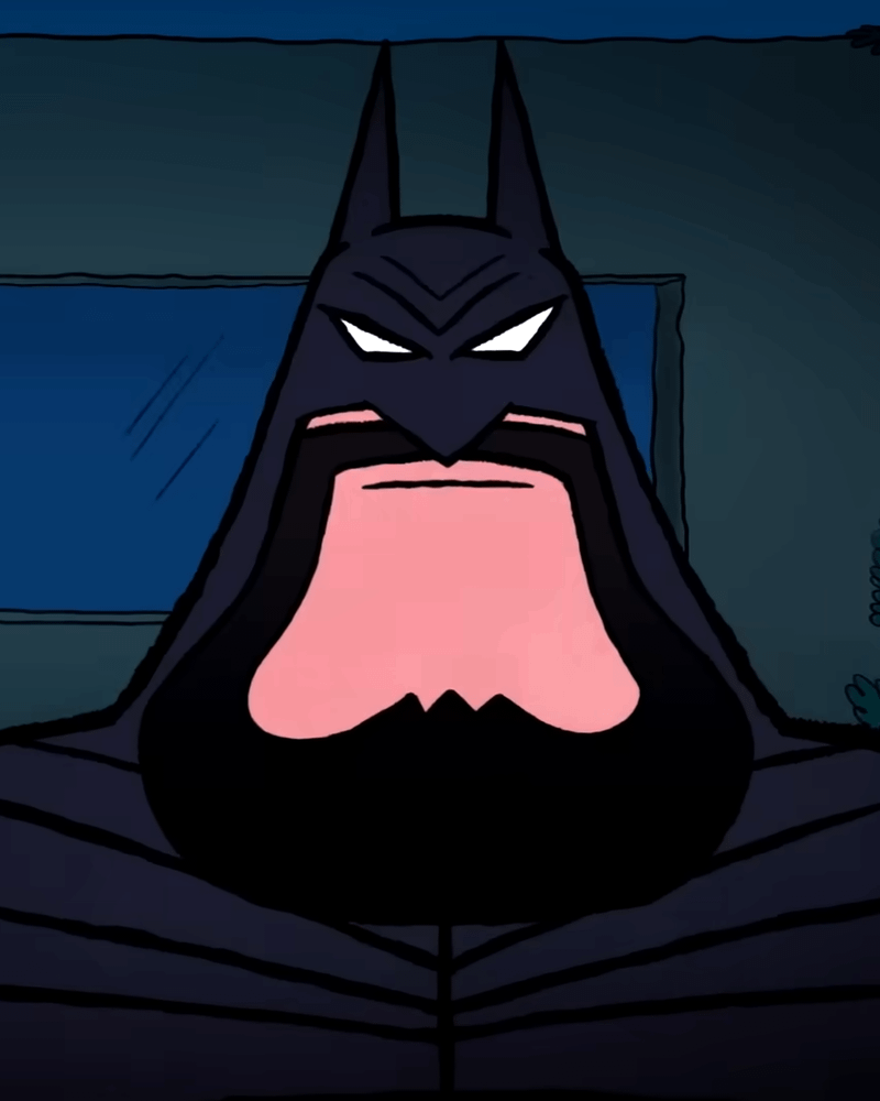 Batman with a beard in Bat-Fam