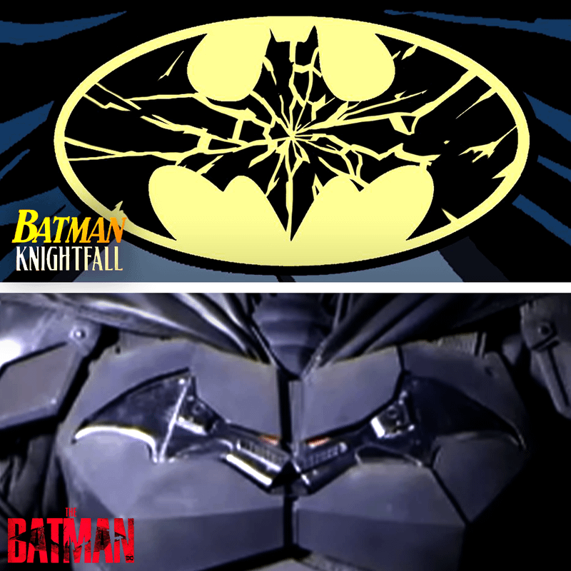 The Batman logo.