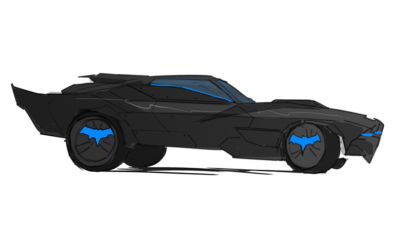 Matt Fraction's Batmobile from the side