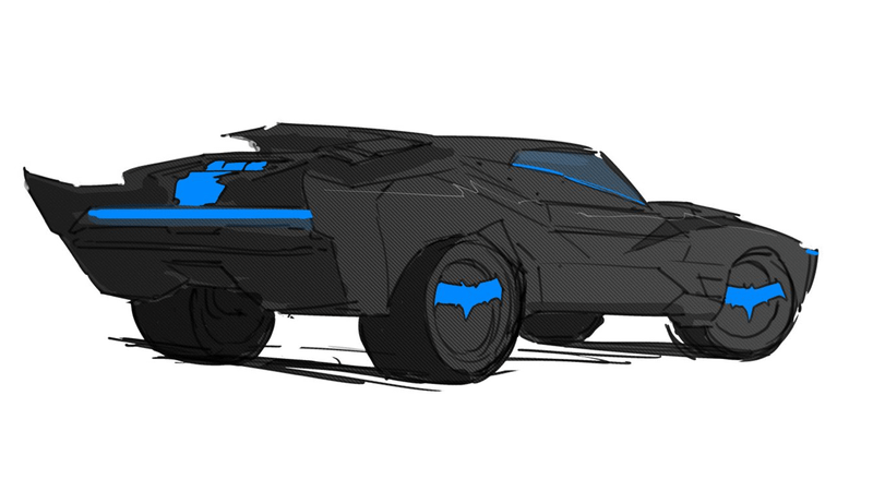 Matt Fraction's Batmobile from the back
