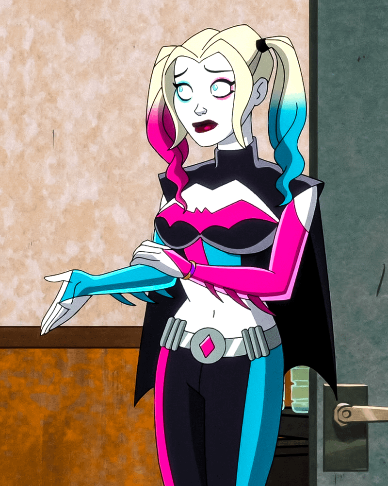 Kaley Cuoco's Harley Quinn.