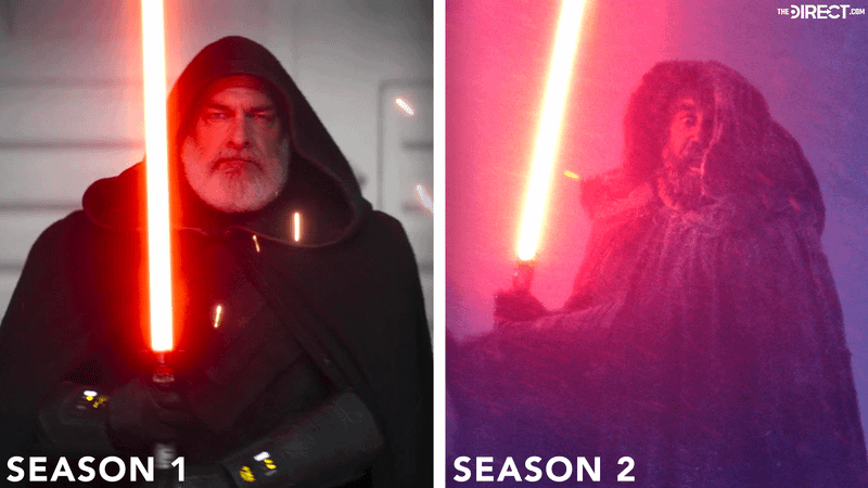 Baylan Skoll wielding a lightsaber in Ahsoka.