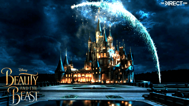 Beast's Castle in the Beauty and the Beast intro.