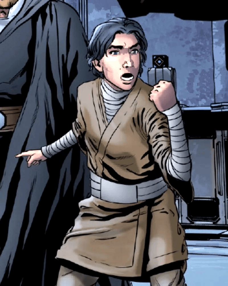 Ben Solo looking angry in Marvel Comics