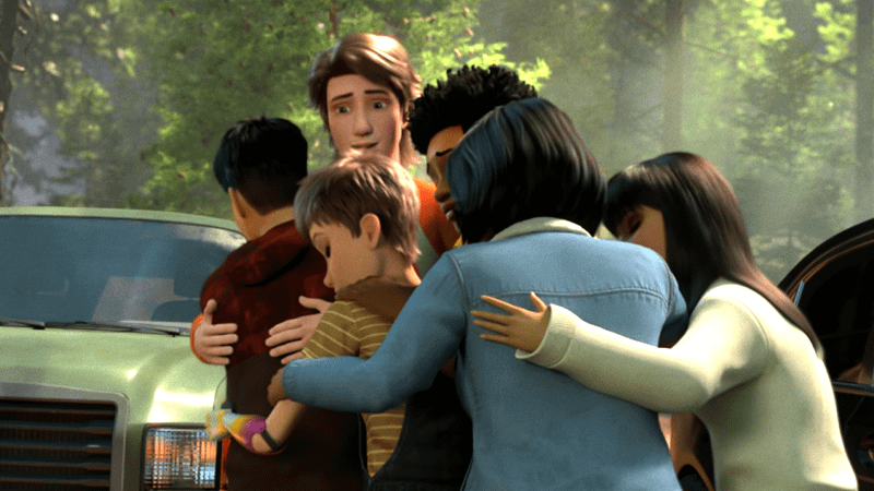 The Nublar Six in Jurassic World: Chaos Theory