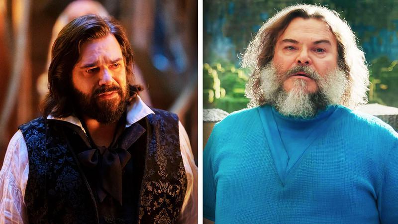 Matt Berry side by side with Jack Black Steve.