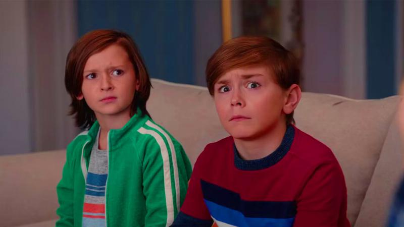 Billy and Tommy Maximoff as young kids in WandaVision.