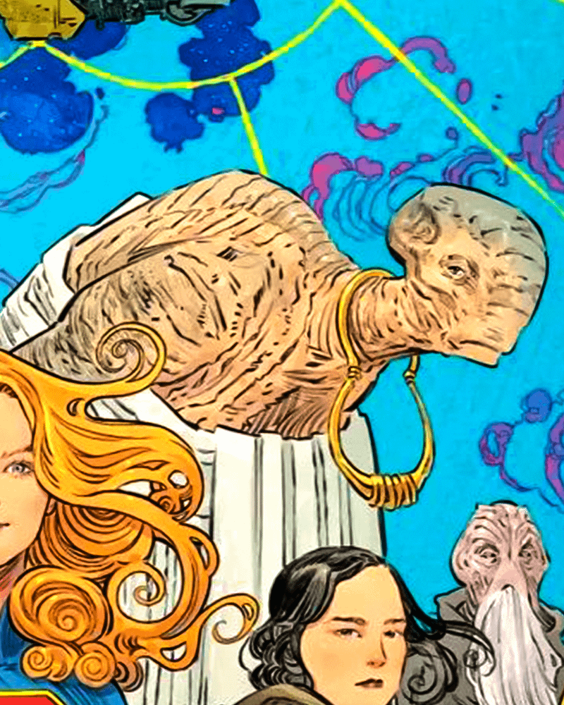 Lexo Sooger appears in Supergirl promo art.