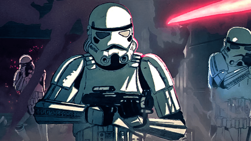 Star Wars Visions, Black, Stormtroopers.