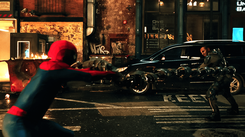 Spider-Man vs. Scorpion.
