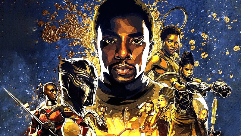 Chadwick Boseman as Black Panther, cast of the Black Panther franchise