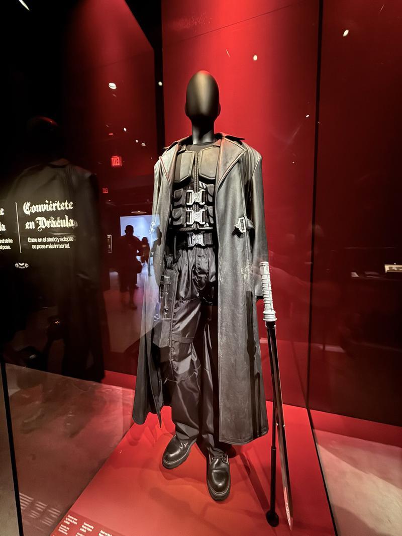 Blade's costume in the Academy Museum.