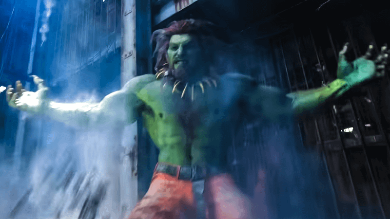 Blanka battles in an arena in Street Fighter trailer.