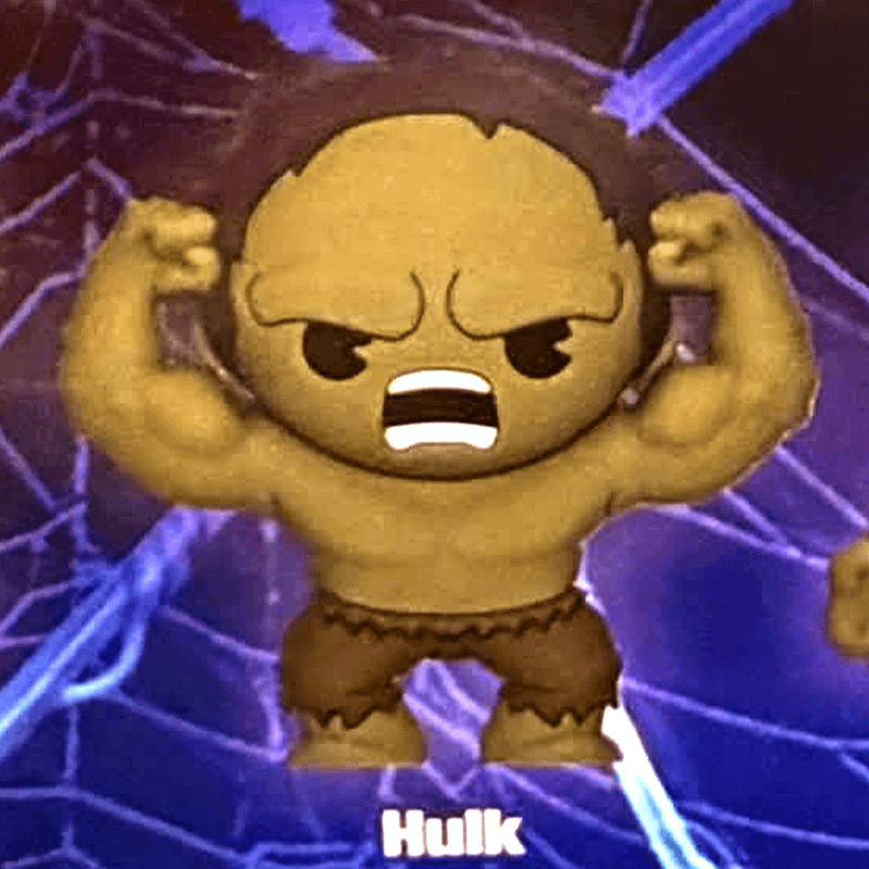Savage Hulk collectible bag clip from 'Spider-Man: Brand New Day.'