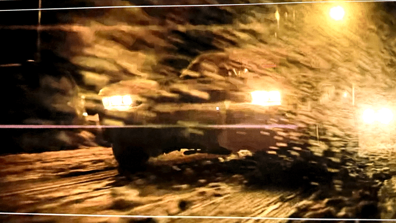 A snowy look at the Batmobile in The Batman - Part 2.