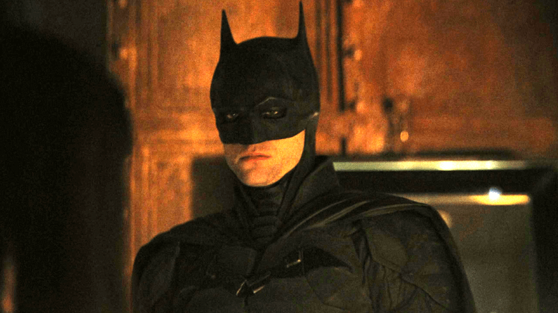 Robert Pattinson as Batman in Matt Reeves' Batman Epic Crime Saga.