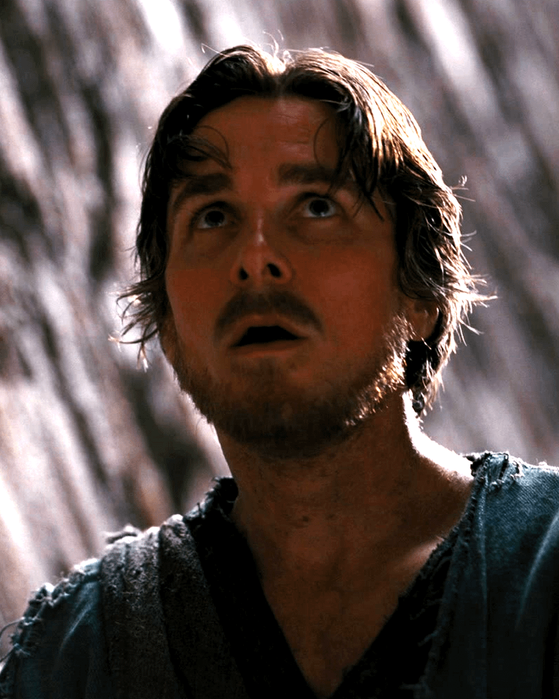 Christian Bale as Bruce Wayne from The Dark Knight Rises