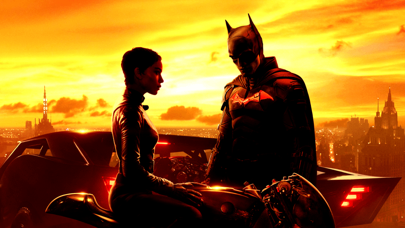 Robert Pattinson's Batman and Zoe Kravitz as Catwoman