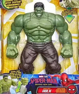 The packaging for Hulk's new figure in Spider-Man: Brand New Day.
