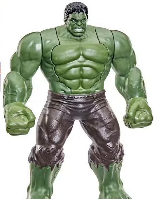 The new Hulk toy figure.